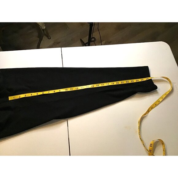 EDDIE BAUER- MENS BLACK ELASTIC WAIST TAPPER LEG JOGGER'S SWEATPANTS SIZE LARGE - Picture 5 of 6